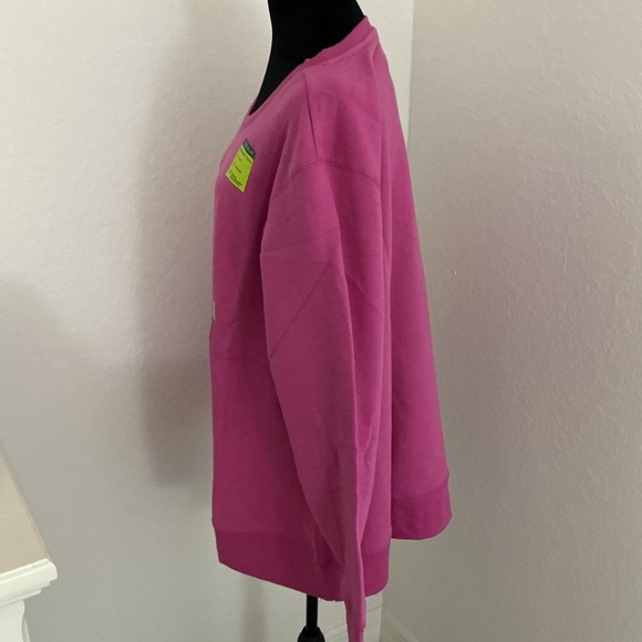 Tek Gear Ultrasoft Fleece Crewneck Sweatshirt – Women’s 2X – magenta blossom - Picture 5 of 15